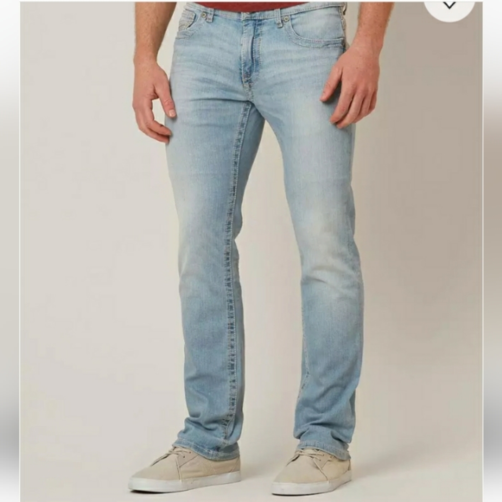 BKE Mens Jeans 40L Size Carter Straight Stretch Jean The Buckle
